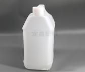 定昌5L包装桶 5升扁方塑料桶 白色溶液桶 汽车机油桶批发厂家直销