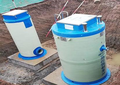 雨水提升 玻璃钢一体化预制泵站 污水处理设备 效率高 鼎盈