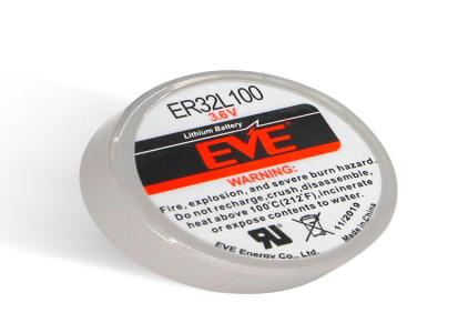 EVE亿纬锂能ER32L100锂亚币式电池3.6V锂电池