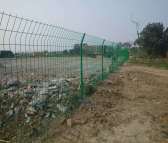浸塑绿色铁丝网，围栏网，护栏网，隔离网，围山，库房