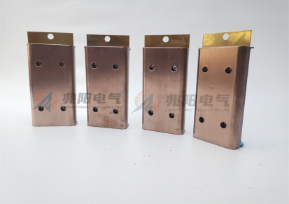 兆阳电气 钢体集电器高含铜滑块碳刷 滑触器滑板