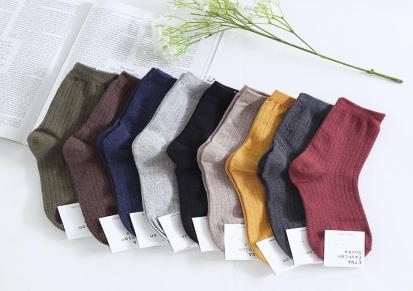 2016秋冬新款  韩国进口日系复古堆堆袜 纯棉女士长筒袜子