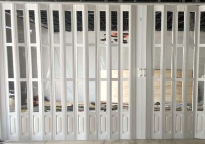 惠凯15公分宽，12mm厚pvc折叠门，推拉门，有机玻璃折叠门