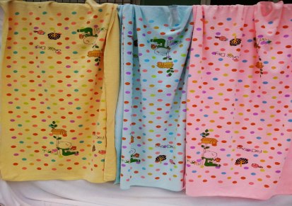 厂家直销新款印花超细纤维大浴巾70*140超强吸水磨绒毛巾蘑菇毛巾