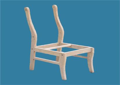 正时新中式白茬办公桌椅 会所茶楼茶室椅子 白茬圈椅 北欧简约 白坯橡木办公椅