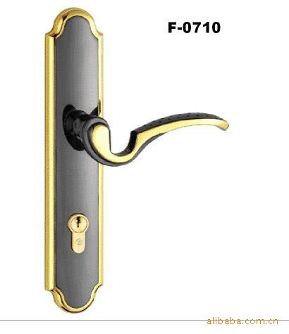 F-0710-弹子插芯门锁、执手锁、锁具五金、豪华大门锁