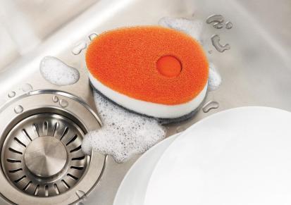 自带皂液厨房海绵清洁刷强力清洁擦碗刷锅刷