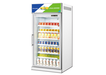 雅绅宝商用单门冷柜 便利店冷藏柜展示 超市饮料柜啤酒柜冰柜厂家