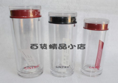 上海嘉特双层PC杯/隔热杯/水杯 茶杯 杯子 GT-5051-022