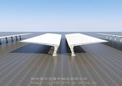 郑州顺发生产SF-MJG0014停车场膜结构停车棚遮阳蓬雨棚