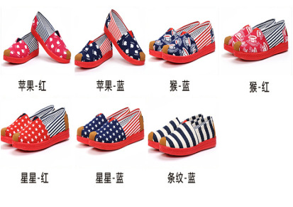 厂家直销新款老北京布鞋女单鞋快乐玛丽低帮平底帆布鞋一件代发