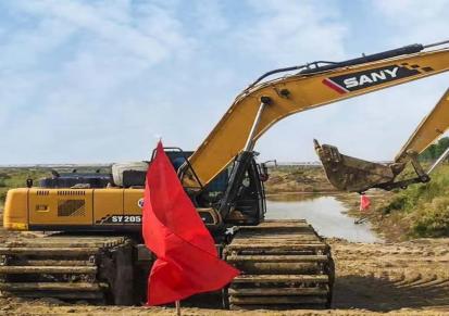 漳州周边220型水陆挖掘机租赁施工服务