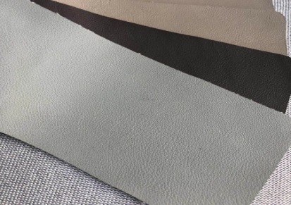 供应华城牌美式轻奢沙发皮革，1.1MM黑色荔枝纹小钢板头层真皮