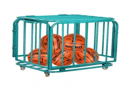 可移动装球车 折叠篮球框 球类收纳车 篮球推车 龙泰供应