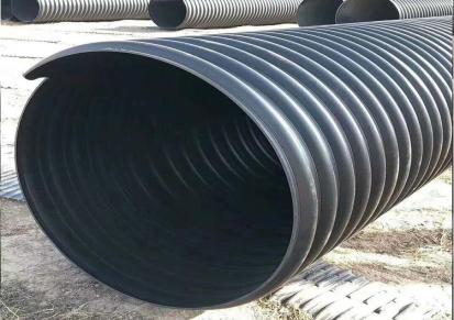 吉林钢带管-旺润管道-种类规格齐全-PE排污管-pe波纹管-现货