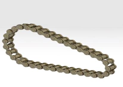 优聚 碳钢不锈钢大滚珠双节距链条 支持定制