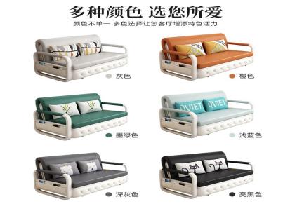妮曼顿沙发床可折叠床1.2米乳胶单人多功能双人客厅小户型懒人沙发科技布沙发床两用