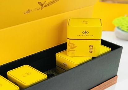 厂家供应茶叶包装礼盒铁罐半斤装上品黄金芽/白茶 五合一质量保障