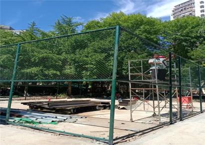 泽航丝网 生产6米宫体育球场护栏 运动场浸塑围网