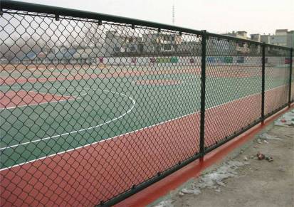 荣成市足球场钢围网-羽毛球场防护网-网球场铁网围栏