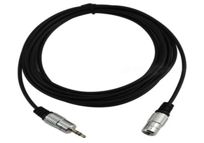 一件代发铝壳3.5MM延长线公对母音频连接线DC3.5 M/F Cable 5 