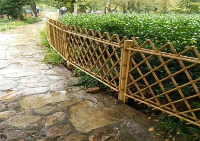 仿竹篱笆定制 于沙丝网 仿竹护栏报价