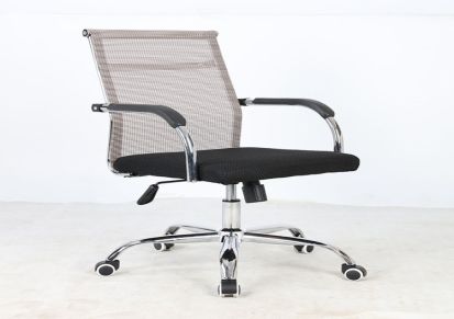 厂家直销网布靠背办公椅 五爪升降转椅职员会议椅透气坐垫老板椅
