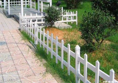 兰州草坪护栏厂家 园林公园绿化带栏杆 农场菜园防踩踏折弯围栏 晋盛装饰