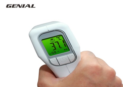 健奥 GENIAL红外式体温计居家医用人体测温仪非接触式体温表