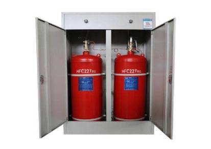 销售新疆柜式气体灭火系统FM/UL认证系统管网/柜式七氟丙烷装置
