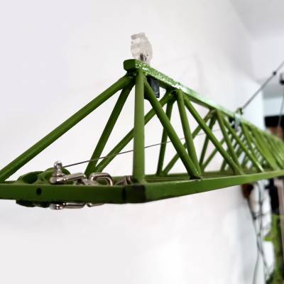 济南大牛 教学塔吊模型定制 高2.3米 全金属焊接模型