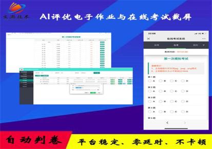 线上考试系统平台服务 紫金县电子在线考试软件