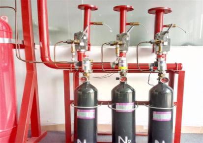 七氟丙烷气体灭火系统设备 5.6MPa管网式安装可保护多个防护区