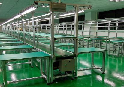 环保水帘纸生产流水线-流水线带工作台-自动化生产线