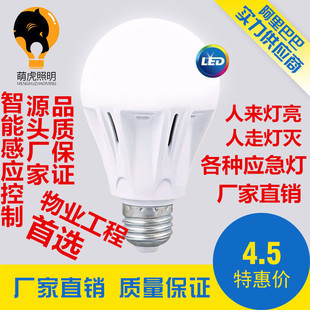 LED平头高罩灯E27塑包球灯泡 高亮度10W 14W18W26W 超亮度球泡灯