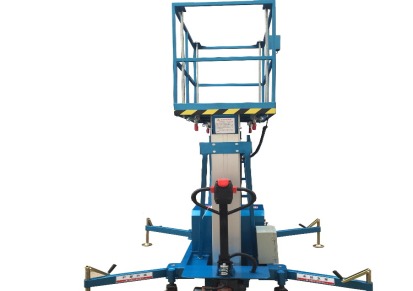 厂家供应双轨铝合金升降机 移动升降机 高空作业平台 液压升降柱