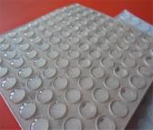透明硅胶垫 硅胶垫片 半球形胶垫 背胶玻璃胶脚垫 橡胶垫