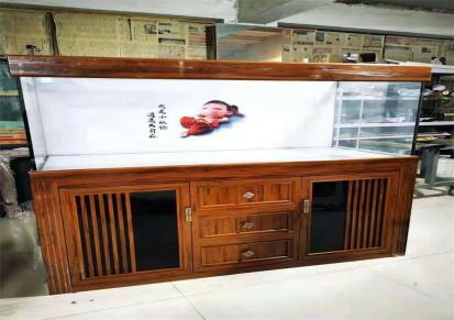 海丁堡 中式客厅鱼缸柜 实木鱼缸订制品牌 养殖技术指导