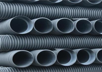 HDPE钢带管 增强聚乙烯螺旋波纹管 川展雨水污水改造大口径排污管批发