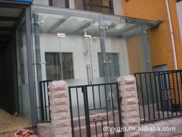 玻璃雨棚不锈钢构件 (5)