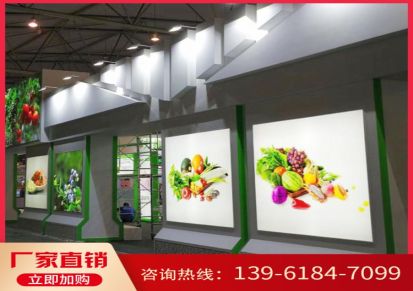 直销高清UV画面广告灯箱 江苏商场展会用无边框卡布室内户外广告LED拉布灯箱