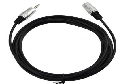铝壳3.5MM延长线公对母音频连接线 耳机线 DC3.5 M/F Cable 5