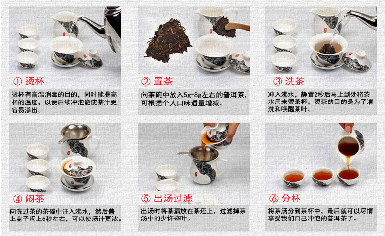 普洱茶冲泡方法
