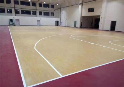武汉体育专用运动木地板安装厂家 仙桃篮球场复合木地板 泰立c425