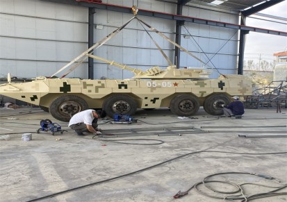实战坦克模型 展览大型军事模型 仿真导弹车模型