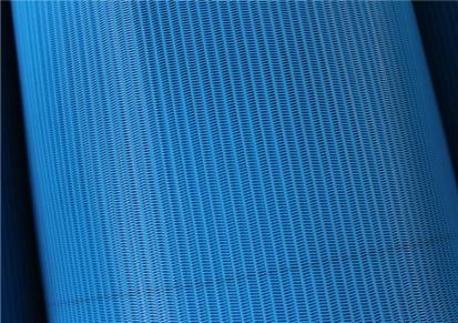 黑龙江宏基 聚酯成型网带 食品聚酯输送网带 蓝色防尘墙防火聚酯网