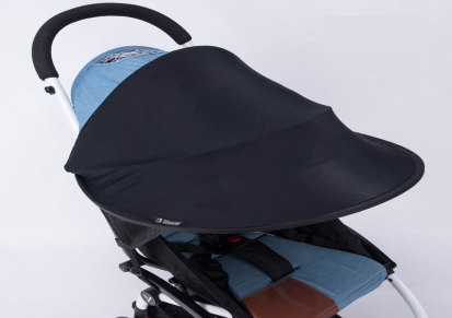 babyyoya婴儿推车顶蓬配件 通用型遮阳抗紫外线防水挡风伞车棚罩