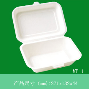 厂家直销 纸浆餐盒包装 环保食品包装600ml