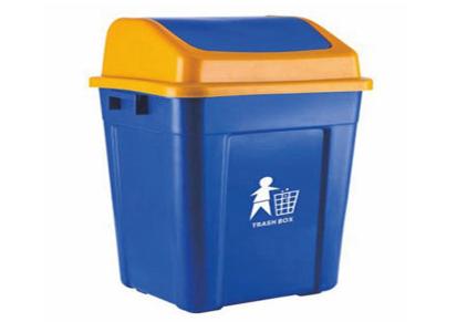 家用厨余垃圾桶 户外摇盖塑料垃圾桶厂家批发