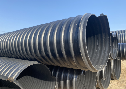 hdpe塑钢缠绕管生产厂家 市政小区给排水用 规格齐全